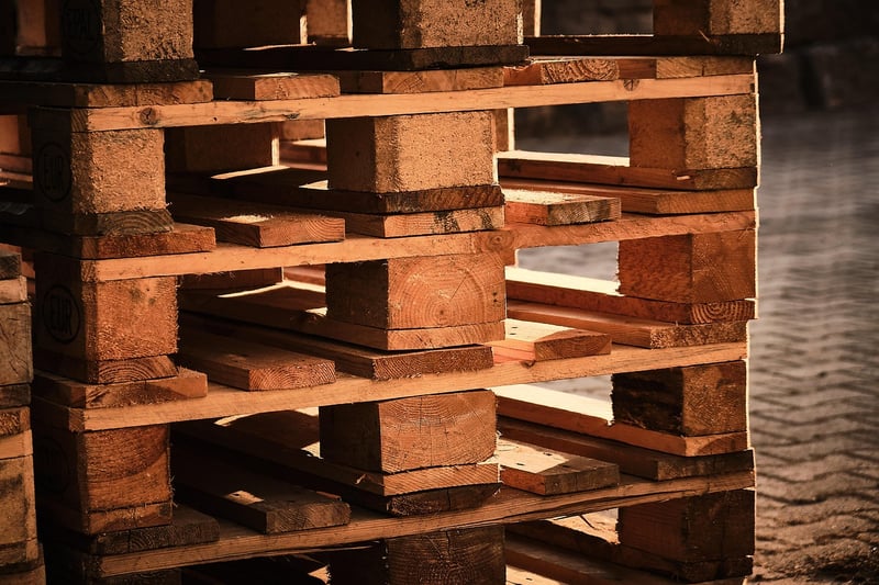 Wooden pallet decor